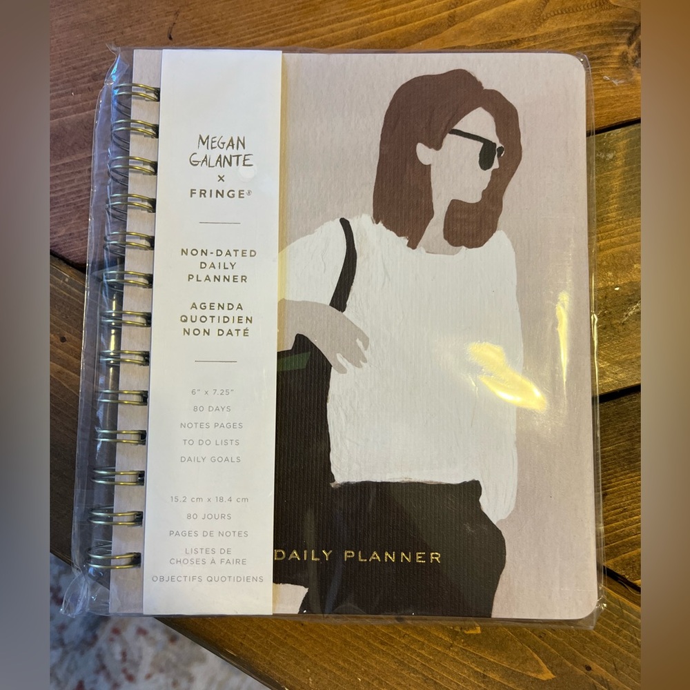 MEGAN GALNTE  non-dated planner. Everything you need to plan your day right
